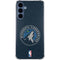 NBA Minnesota Timberwolves Distressed Galaxy A35 5G Clear Case
